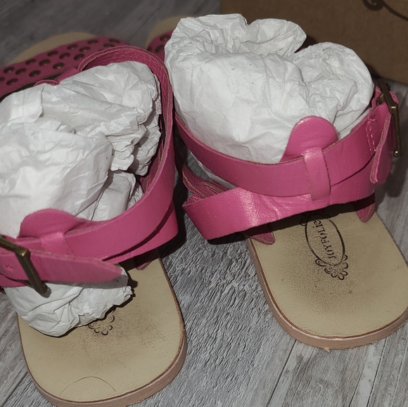 Joyfolie Girls Silvie Leather Sandals Size 4 Youth - Picture 4 of 7